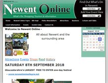 Tablet Screenshot of newent-online.co.uk